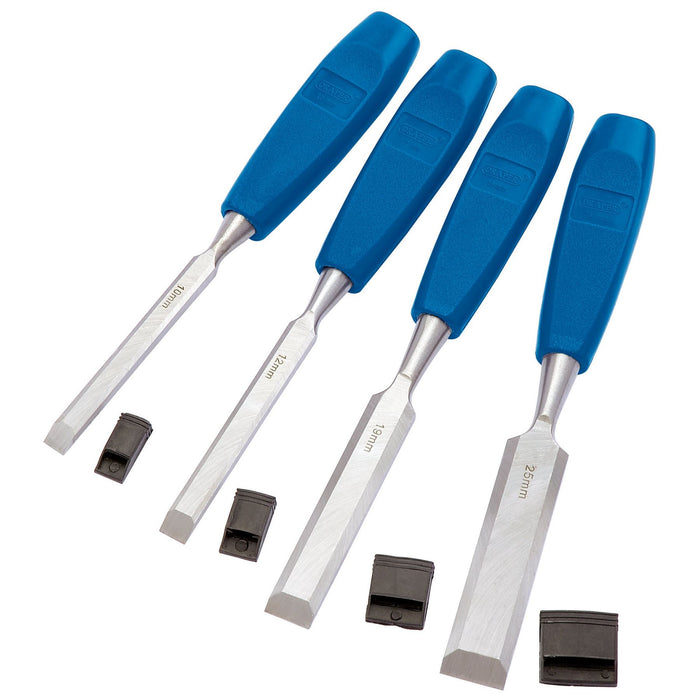 Draper Bevel Edge Wood Chisel Set (4 Piece) 69619 Draper - Dynamic Drive