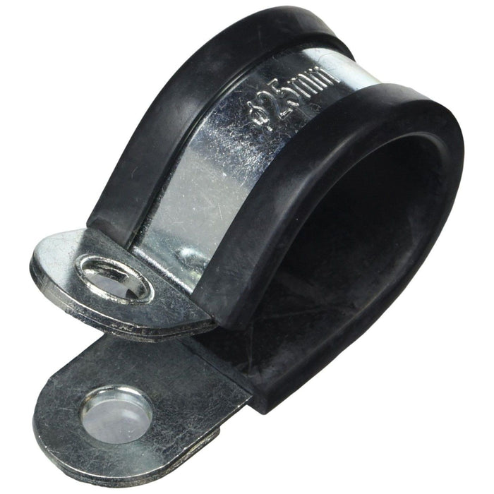 Tool Connection Connect Rubber-Lined P Clip 25mm 50pc 30775 Laser - Dynamic Drive