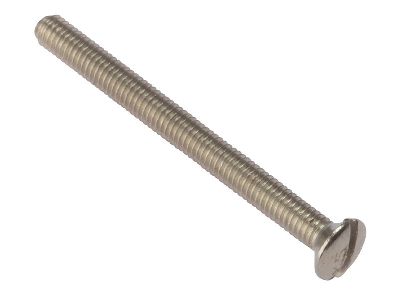 Forgefix Socket Screw Slotted Raised Head Nickel Plated 3.5 x 25mm Bag 100 ForgeFix - Dynamic Drive