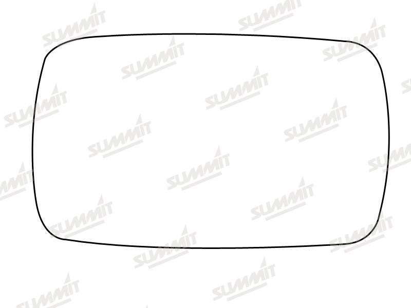 Summit Stick-On Aspheric Mirror Glass fits BMW 3 5 Series Up to 89 RHS Summit - Dynamic Drive