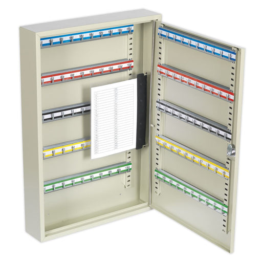 Sealey Key Cabinet 100 Key Capacity SKC100 Sealey - Dynamic Drive
