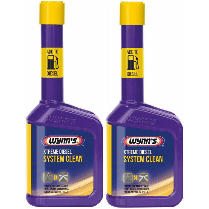 2x Wynns 12264 Xtreme Diesel System Clean 325ml TDI HDI DCI TDCI CDI JTD Engines Wynns - Dynamic Drive