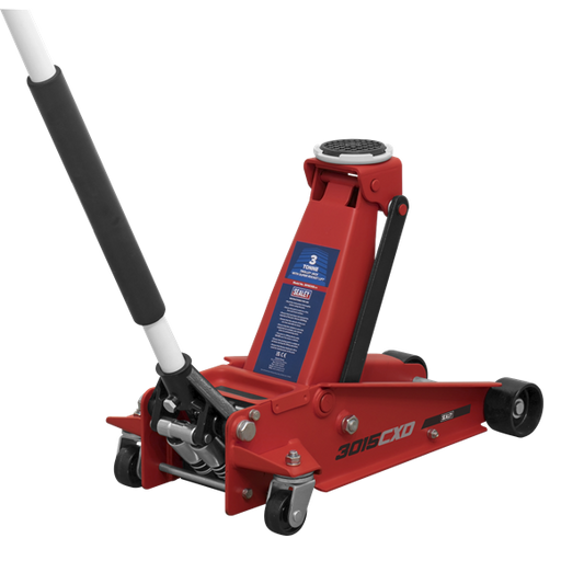 Sealey Trolley Jack 3 Tonne Super Rocket Lift 3015CXD Sealey - Dynamic Drive