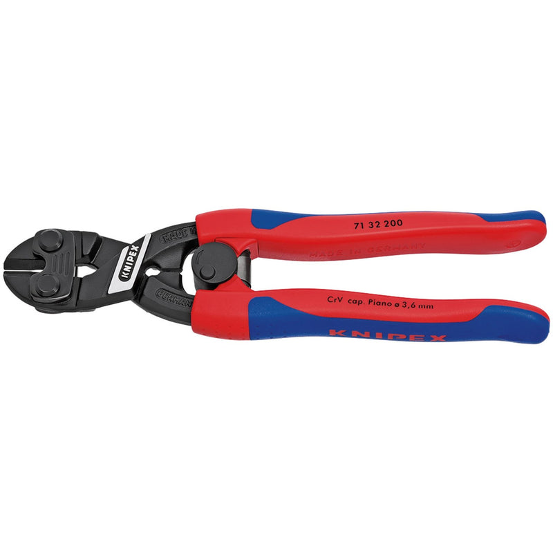 Draper Knipex Cobolt 71 32 200SB Compact Bolt Cutters with Sprung Handle, 200mm Draper - Dynamic Drive