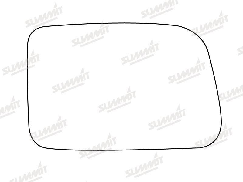 Summit Stick-On Standard Mirror Glass fits Renault 5 RHS Summit - Dynamic Drive