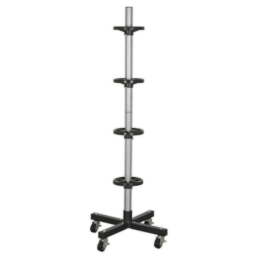 Sealey Wheel Storage Trolley 100kg Capacity STR004 Sealey - Dynamic Drive