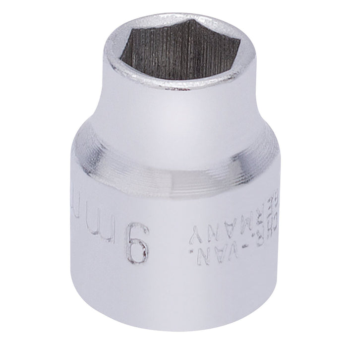 Draper Elora Hexagon Socket, 3/8" Sq. Dr., 9mm 25854 Draper - Dynamic Drive