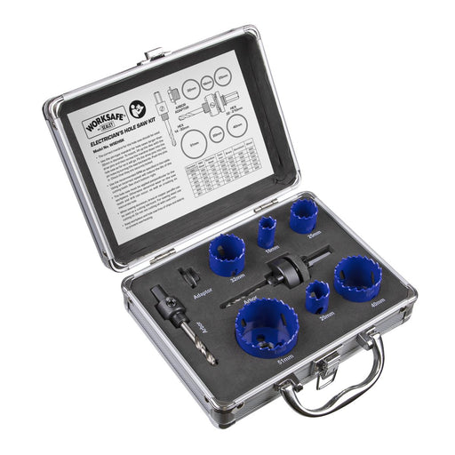 Sealey Hole Saw Kit 9pc Electricians WSEHSK Sealey - Dynamic Drive