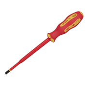 Draper XP1000 VDE Slimline Plain Slot Screwdriver, 6.5 x 150mm 02162 Draper - Dynamic Drive