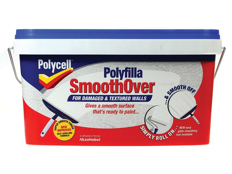 Polycell SmoothOver Damaged / Textured Walls 5 litre Polycell - Dynamic Drive