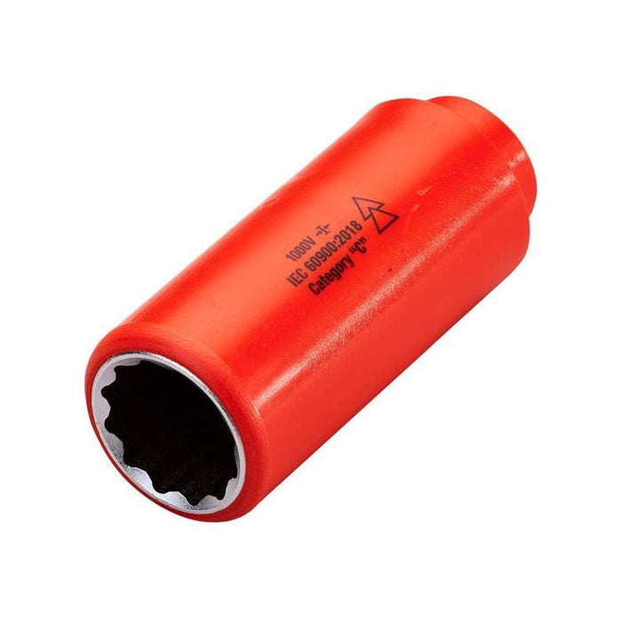 Itl Insulated Insulated 1/2in Drive Deep Socket 23mm ITL Insulated - Dynamic Drive