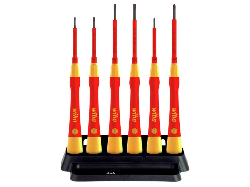 Wiha PicoFinish® SL/PH Fine VDE Screwdriver Set, 7 Piece Wiha - Dynamic Drive