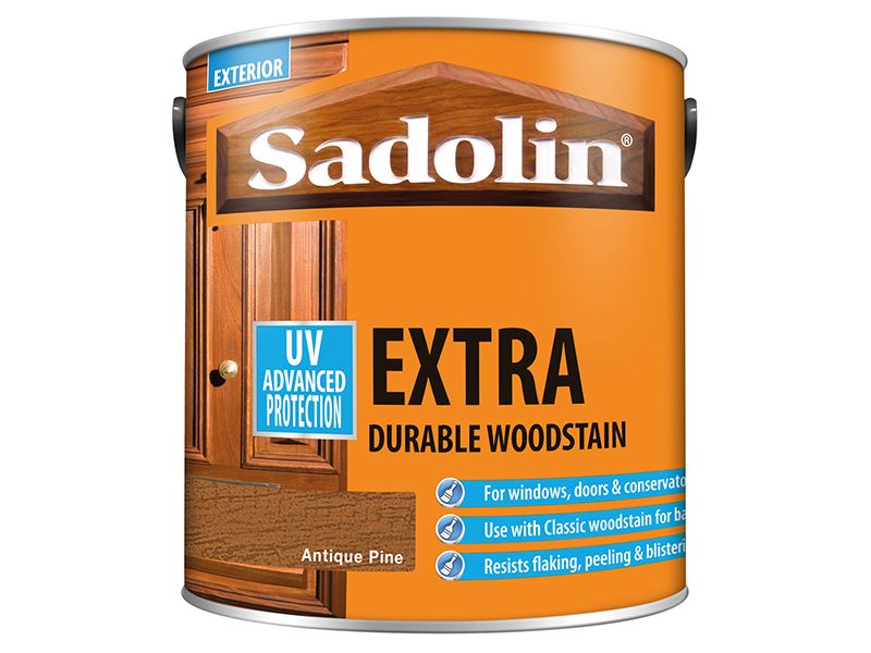 Sadolin Extra Durable Woodstain Antique Pine 2.5 litre Sadolin - Dynamic Drive