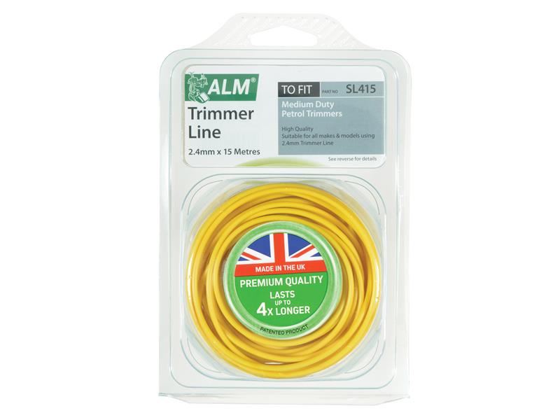 Alm Manufacturing SL415 Medium-Duty Petrol Trimmer Line 2.4mm x 15m ALM Manufacturing - Dynamic Drive