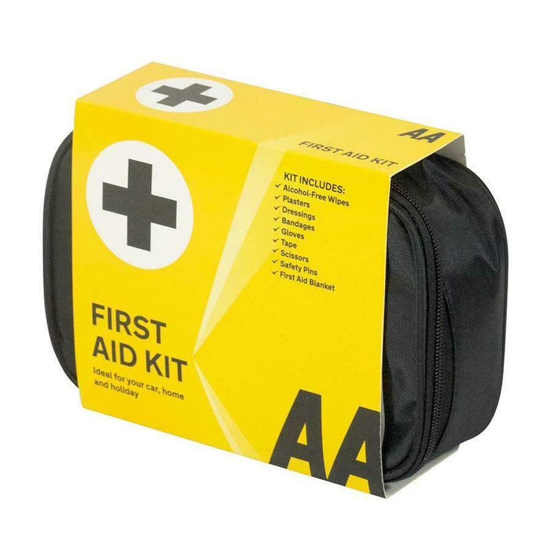 AA First Aid Kit & 600g Fire Extinguisher Ideal Cars Home Office Taxi Caravan AA - Dynamic Drive