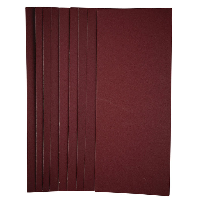 Draper 1/2 Sanding Sheets, 115 x 280mm, 240 Grit (Pack of 10) 57372 Draper - Dynamic Drive