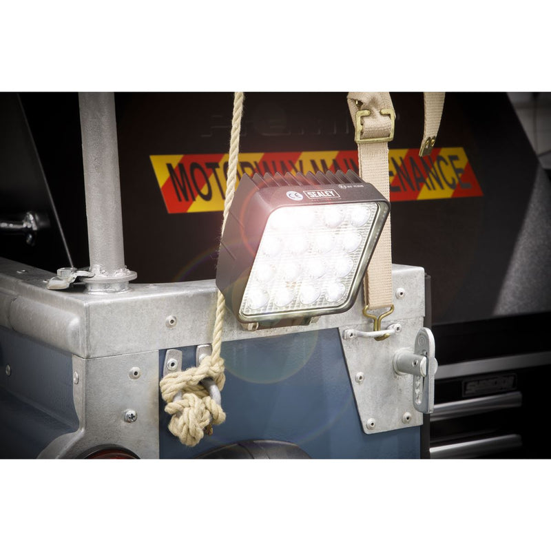 Sealey Square Worklight with Mounting Bracket 48W SMD LED LED5S Sealey - Dynamic Drive
