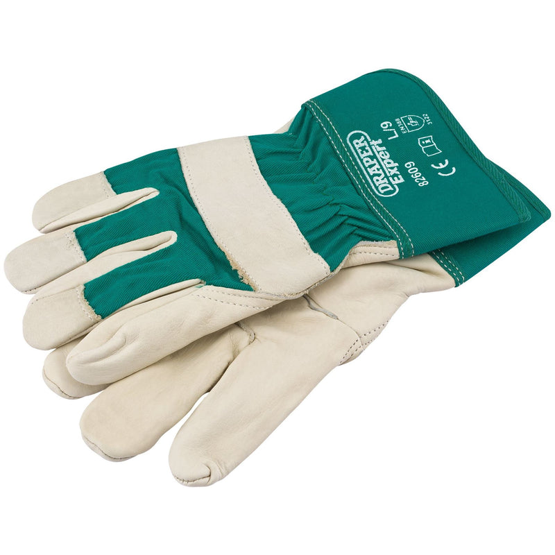 Draper Premium Leather Gardening Gloves, Large 82609 Draper - Dynamic Drive
