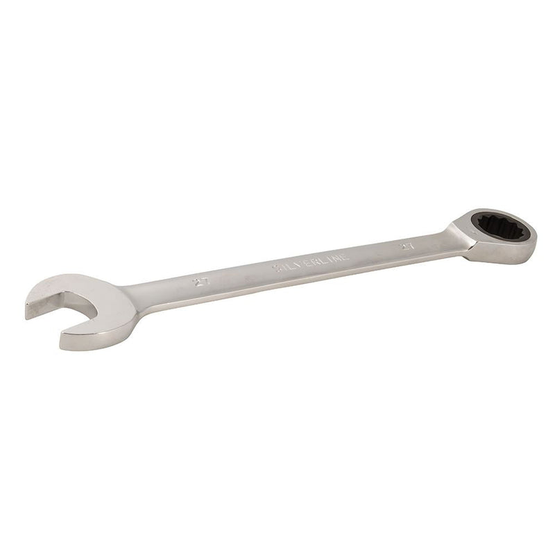 Silverline Fixed Head Ratchet Spanner 27mm Silverline - Dynamic Drive