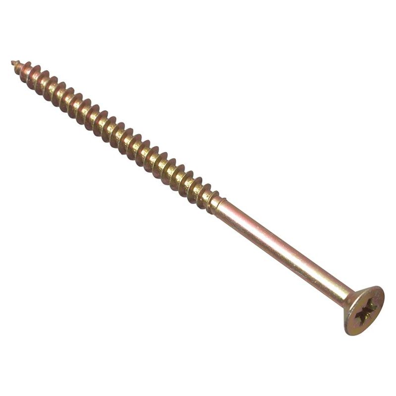 Forgefix Multi-Purpose Pozi Compatible Screw CSK ST ZYP 6.0 x 90mm Box 100 ForgeFix - Dynamic Drive