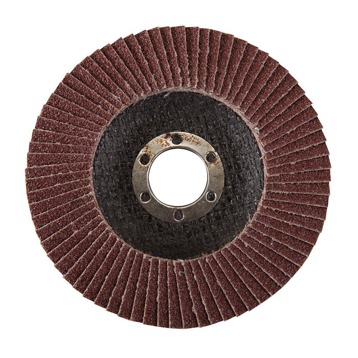 Silverline Aluminium Oxide Flap Disc 115mm 60 Grit Silverline - Dynamic Drive