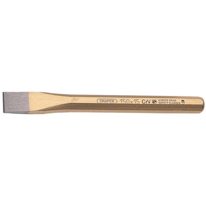 Draper Octagonal Flat Cold Chisel, 15 x 150mm 51554 Draper - Dynamic Drive