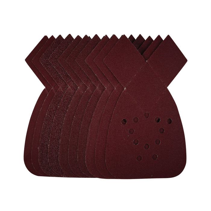 Draper Detail Sanding Sheets with Hook and Loop, 140mm, Assorted Grit, SSD4 (Pac Draper - Dynamic Drive