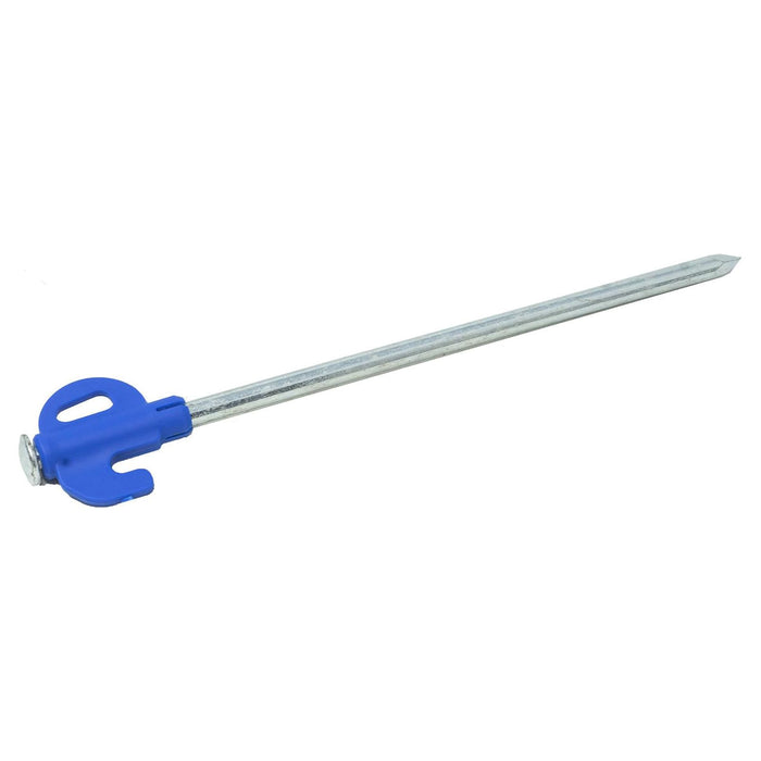 30 x Heavy Duty Hard Ground Pegs Caravan Tent Awning Thread Steel Drill by Streetwize Leisurewize - Dynamic Drive