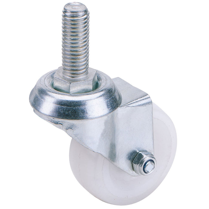 Draper Swivel Bolt Fixing Nylon Wheel, 50mm Diameter, S.W.L. 50kg 65494 Draper - Dynamic Drive