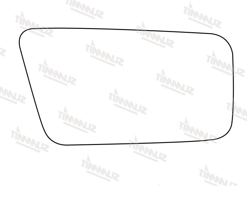 Summit Stick-On Standard Mirror Glass fits Nissan Sunny, Cherry Micra RHS Summit - Dynamic Drive