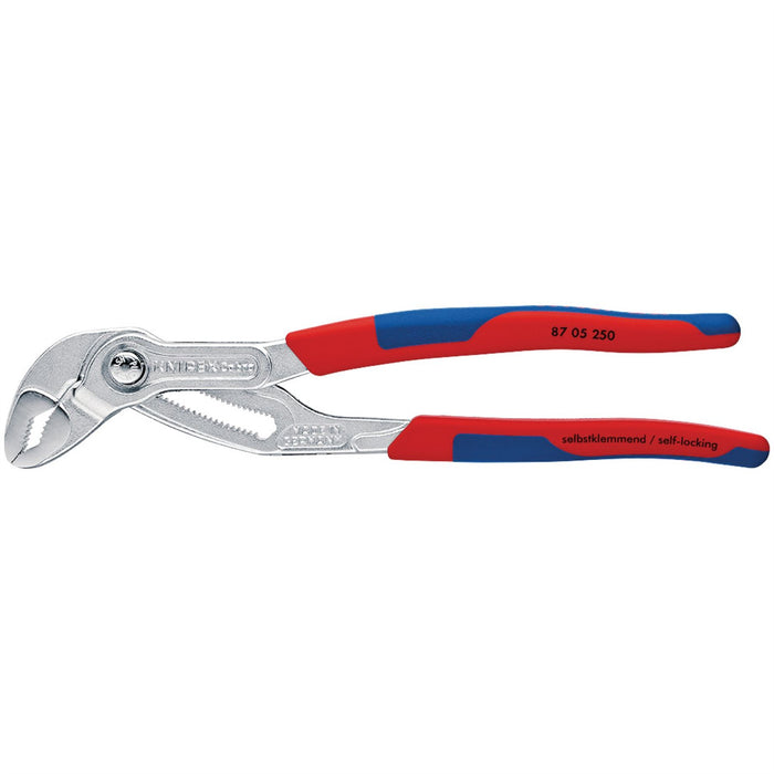 Draper Knipex Cobra 87 05 250SB Chrome Plated Waterpump Pliers, 250mm Draper - Dynamic Drive