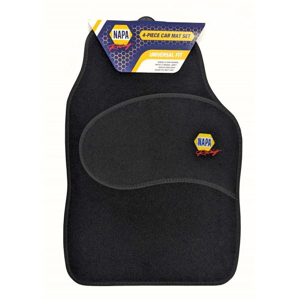 NAPA Consumables NAPA Racing Universal 4Pc Car Mat Set With Black Banding NAPA - Dynamic Drive