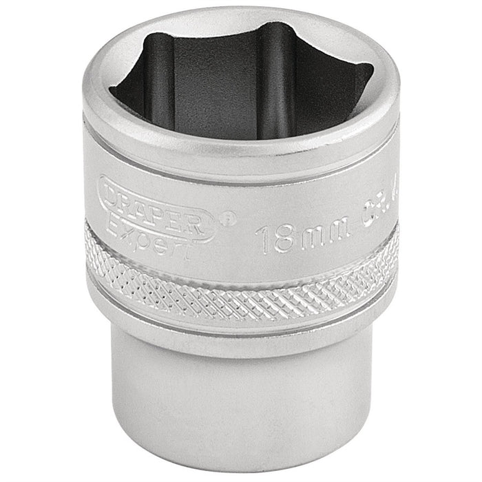 Draper 6 Point Metric Socket, 3/8" Sq. Dr., 18mm 16544 Draper - Dynamic Drive