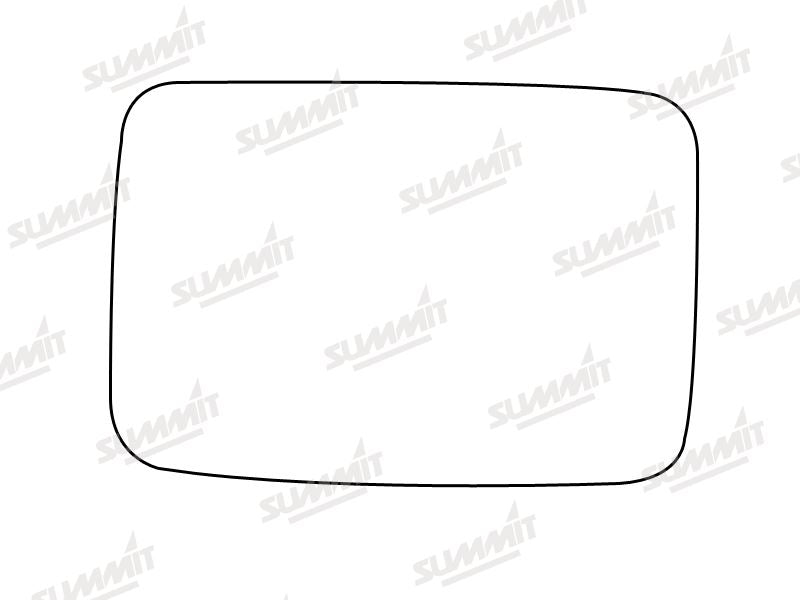 Summit Stick-On Standard Mirror Glass fits VW Golf Mk2 RHS Summit - Dynamic Drive