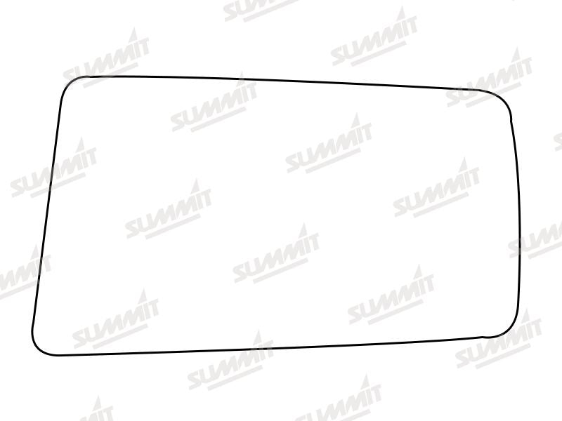 Summit Stick-On Standard Mirror Glass fits Daihatsu Charade LHS Summit - Dynamic Drive