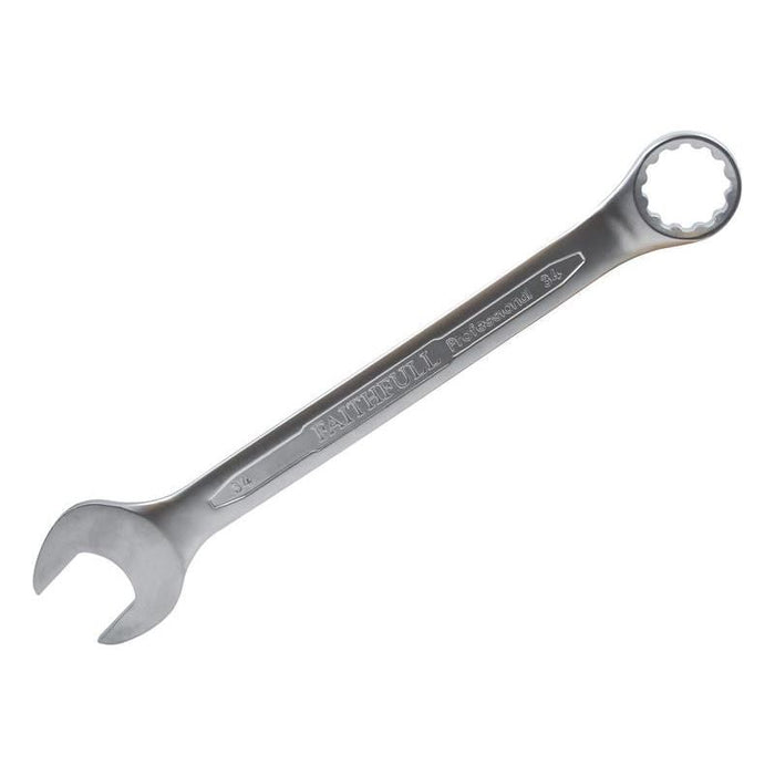 Faithfull Combination Spanner CV Satin Finish 34mm Faithfull - Dynamic Drive