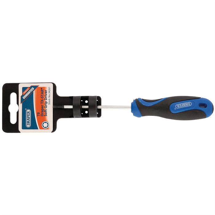 Draper TX-STAR Soft Grip Screwdriver, T9 34261 Draper - Dynamic Drive