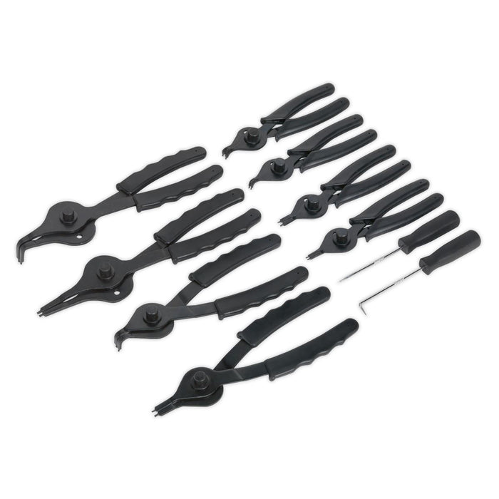 Seigen by Sealey Circlip Pliers Set 10pc Internal/External S01064 Seigen by Sealey - Dynamic Drive