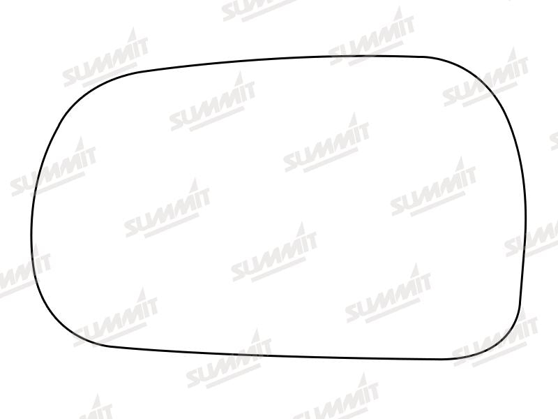 Summit Stick-On Standard Mirror Glass fits Daihatsu Applause LHS Summit - Dynamic Drive