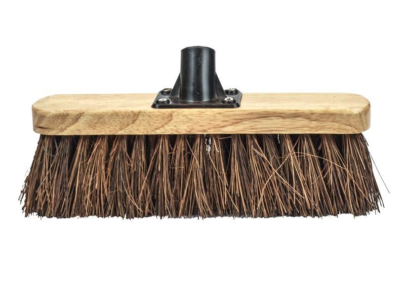 Faithfull Bassine Varnished Broom Head 300mm (12in) Threaded Socket Faithfull - Dynamic Drive