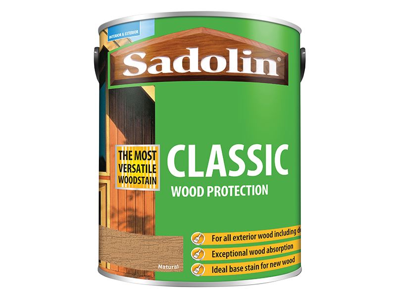Sadolin Classic Wood Protection Natural 5 litre Sadolin - Dynamic Drive