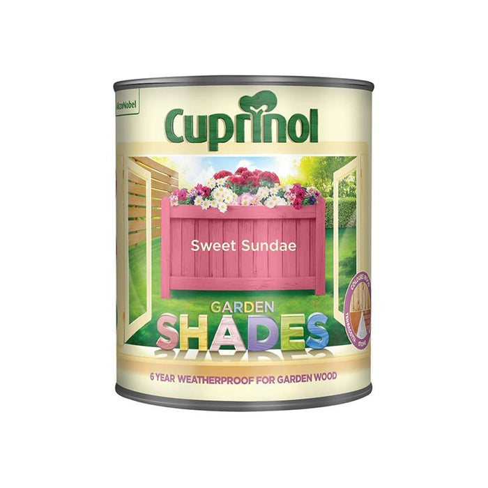 Cuprinol Garden Shades Sweet Sundae 1 litre Cuprinol - Dynamic Drive