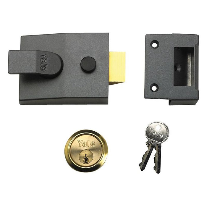 Yale Locks 91 Basic Nightlatch 60mm Backset DMG Finish Box Yale Locks - Dynamic Drive