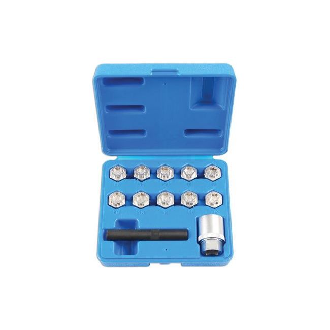 Laser Locking Wheel Nut Key Set 12pc - for Mercedes-Benz 6742 Laser - Dynamic Drive