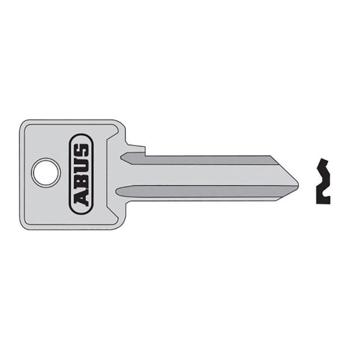 Abus Mechanical 85/30 30mm Right Hand Key Blank ABUS Mechanical - Dynamic Drive