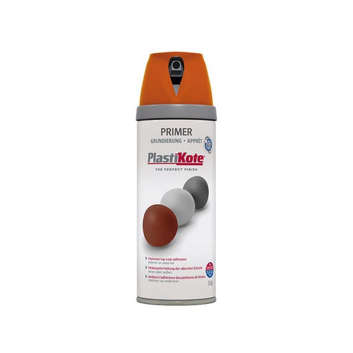 Plastikote Twist & Spray Primer Red Oxide 400ml PlastiKote - Dynamic Drive