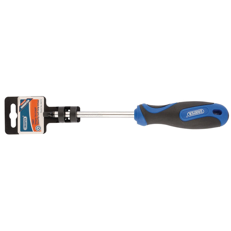 Draper TX-STAR Soft Grip Security Screwdriver, T40 34272 Draper - Dynamic Drive