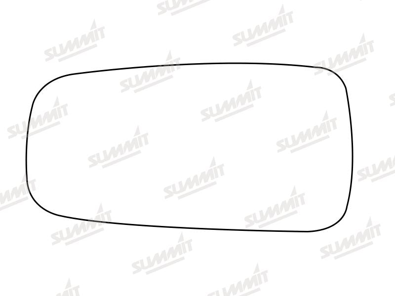 Summit Stick-On Standard Mirror Glass fits Vauxhall Astra, Nova Cavalier LHS Summit - Dynamic Drive