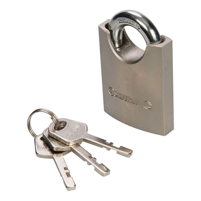 Silverline Shrouded Padlock 50mm Silverline - Dynamic Drive