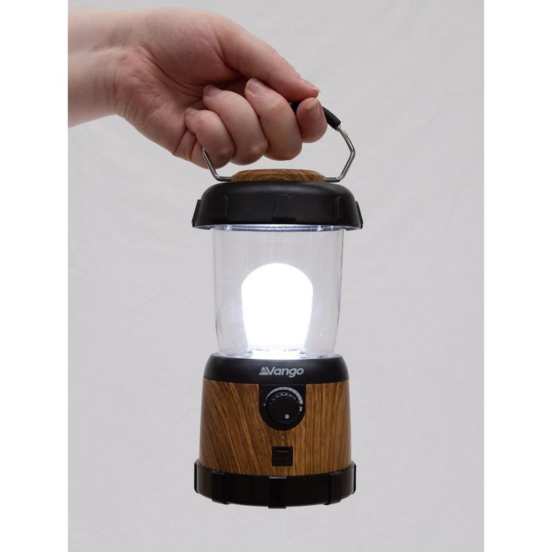 Vango Nova 200 Recharge USB Camping Lantern - Wood Effect Vango - Dynamic Drive